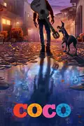Coco: Un joven músico desafía la prohibición de su familia y se transporta a la Tierra de los Muertos para encontrar a su ídolo. Filmelier Image
