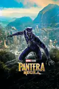 Pantera Negra: Após a morte de seu pai, um rei africano luta para manter seu trono e proteger sua nação avançada de um antigo inimigo. Filmelier Image