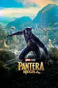 Pantera Negra: Un rey regresa a casa para gobernar Wakanda, pero un enemigo poderoso amenaza su trono. Filmelier Image