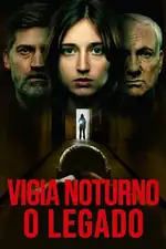 Vigia Noturno: O Legado: O filho de Martin, Emma, encontra o Comissário Wörmer na cela, desencadeando eventos fatais. Capa do filme Vigia Noturno: O Legado