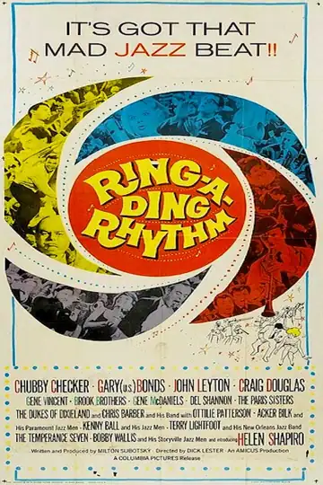 Ring-A-Ding Rhythm!: Dois adolescentes organizam um festival de jazz, enfrentando a oposição do prefeito em um cenário vibrante e desafiador.