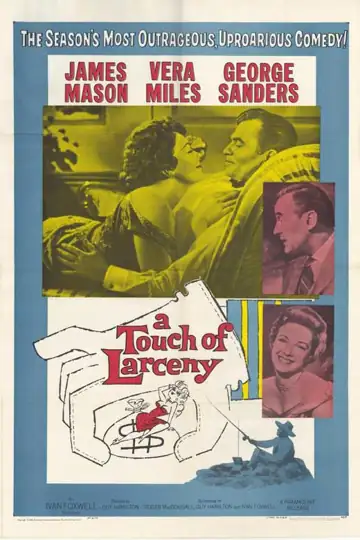 A Touch of Larceny: A Royal Navy commander fakes defection to the Soviets, aiming to sue tabloids for funds to pursue an American love interest.