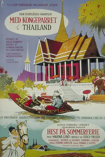 Med kongeparret i Thailand
