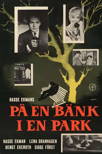 På en bänk i en park