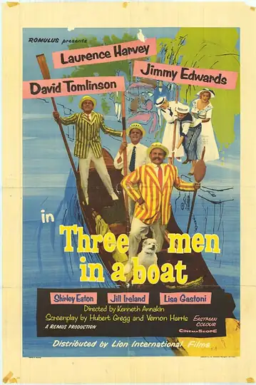 Tres hombres en una barca