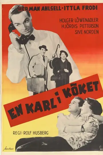 En karl i köket