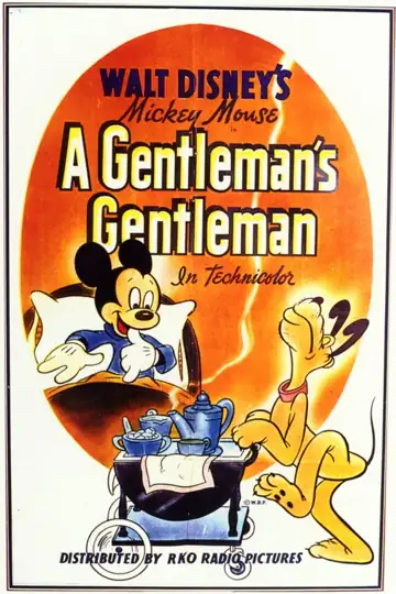 A Gentleman's Gentleman: Mickey Mouse vive luxuosamente enquanto Pluto enfrenta desafios para entregar o jornal, lidando com contratempos hilários em sua missão.