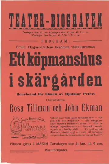 Ett köpmanshus i skärgården