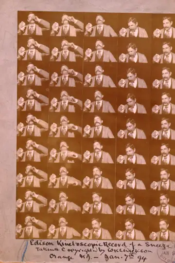 Edison Kinetoscopic Record of a Sneeze