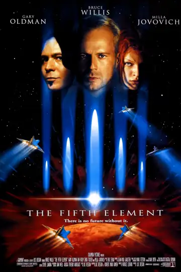 The Fifth Element: In a vibrant future, an unsuspecting cab driver must locate a cosmic weapon to thwart Evil and Mr. Zorg.