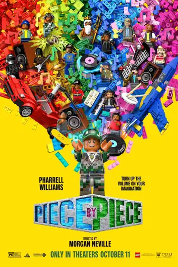 Piece by Piece: Experience a vivid exploration of Pharrell Williams' life, depicted in dynamic LEGO animation.