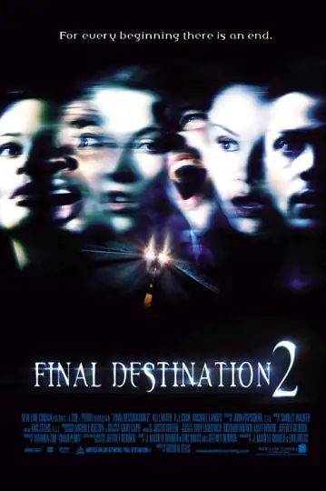 Final Destination 2: When Kimberly Corman and several highway accident survivors are pursued by death itself, they must outwit fate to stay alive.