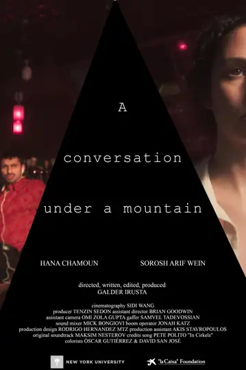 A conversation under a mountain