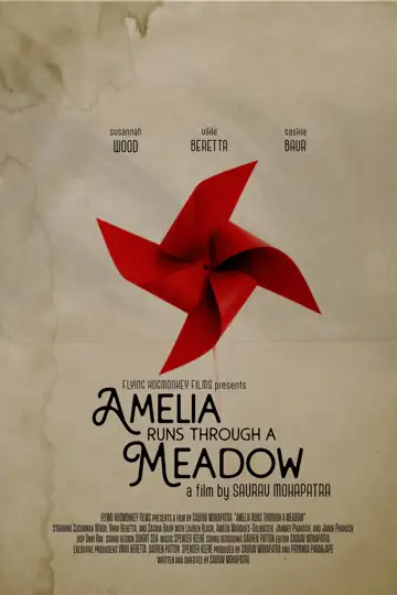 Amelia Runs Through A Meadow