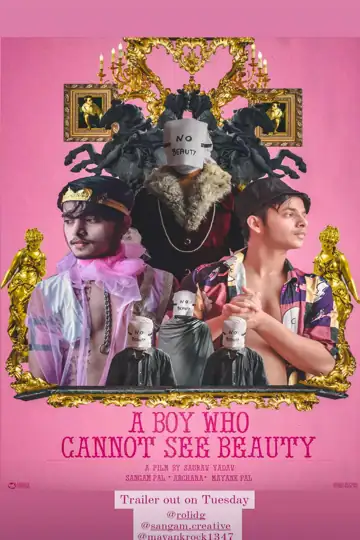 A boy who cannot see beauty