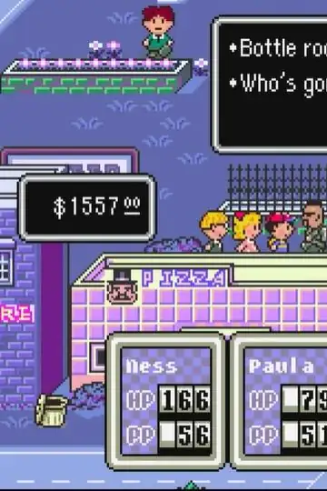 Playing Earthbound with one hand holding a tomato (2)