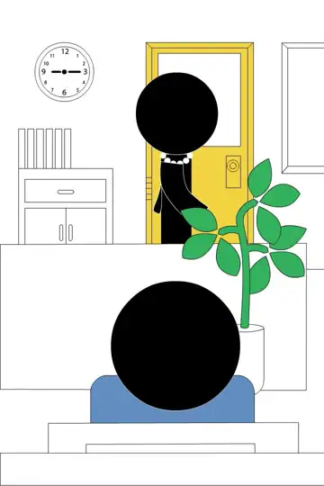 A Day in the University Placement Year for the Girl with the Curly Hair