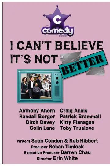 I Can't Believe It's Not Better