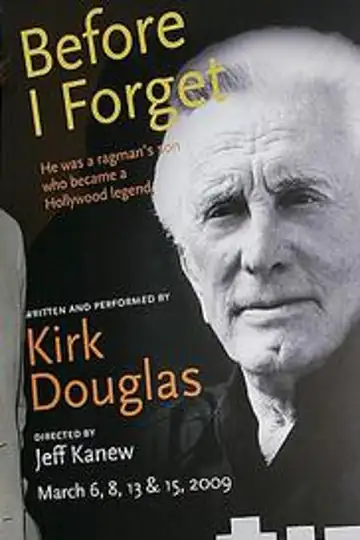 Kirk Douglas: Before I Forget