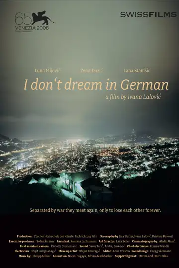 I Don't Dream in German