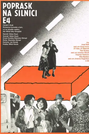 Poprask na silnici E 4