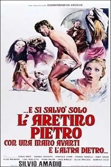 ...E si salvò solo l'aretino Pietro con una mano avanti e l'altra dietro