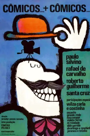 Cômicos + Cômicos: Uma equipe enfrenta desafios hilários ao criar um filme que explora a rica antologia da comédia brasileira.