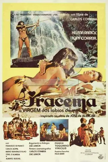 Iracema, a Virgem dos Lábios de Mel: Iracema, guardiana del secreto del licor sagrado, enfrenta un dilema entre el amor prohibido y la tradición tribal en la selva.