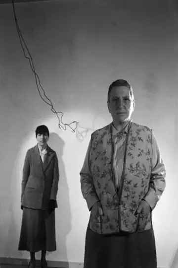 Gertrude Stein y un compañero.
