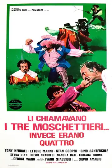 Los tres mosqueteros, pero eran cuatro