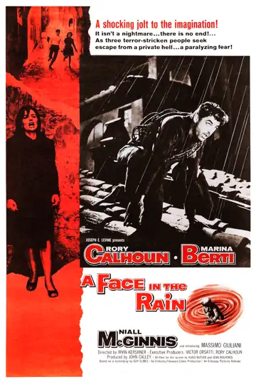 Face in the Rain: Em uma Itália ocupada pelos nazistas, um espião americano busca refúgio na casa de uma mulher envolvida com um oficial alemão.